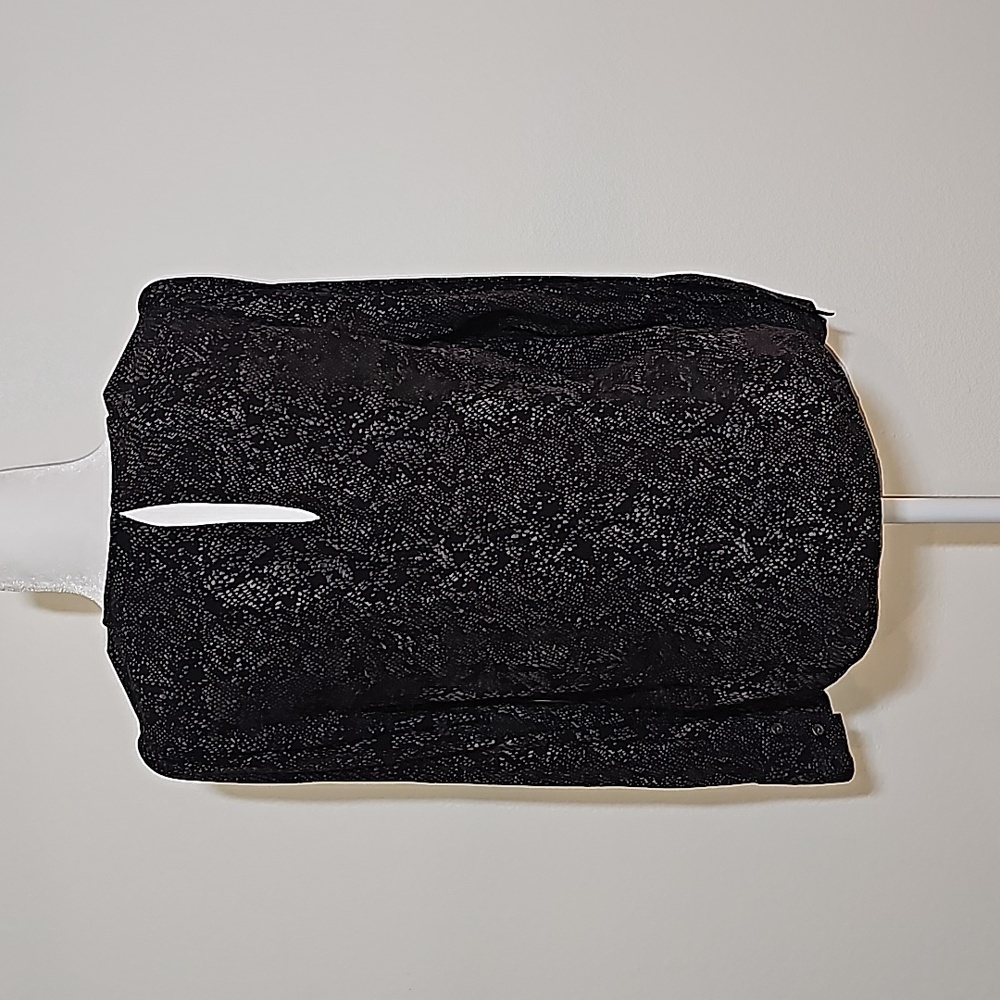 Rails Roslyn Slate Python Blouse Top Luxe Satin C… - image 5